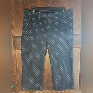 EUC Chaps Polka Dot Capris - Size 16 Petite